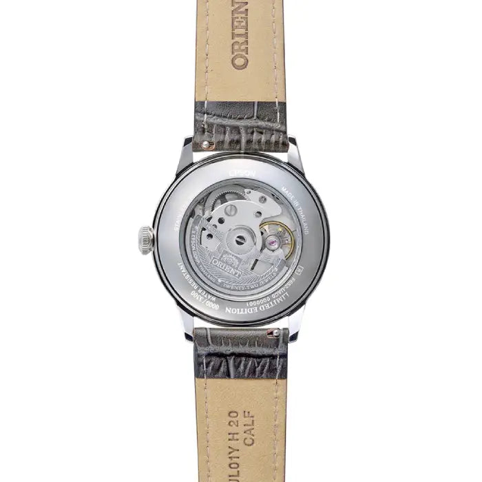 Buy Orient RA-BB0006N limited edition grey dial automatic men’s leather strap watch