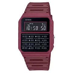 Casio Vintage Digital CA-53WF-4BDF Red Dial Resin Strap Unisex Watch