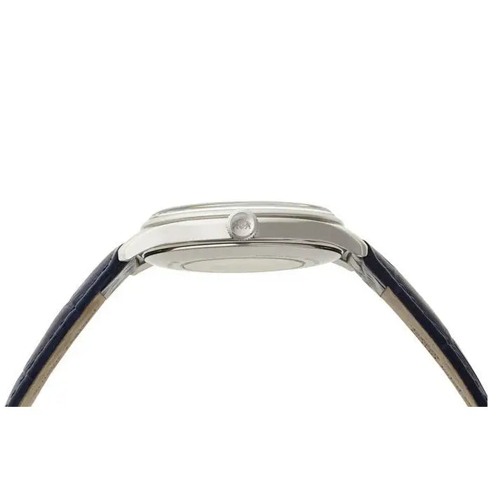 Orient Envoy "Open Heart" TAG00004D Blue Dial 43mm Leather Strap Men's Watch