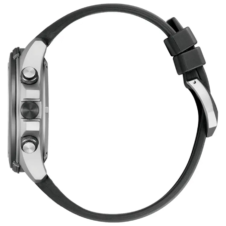 Citizen Promaster Land JV1007-07E Ani-Digi Eco-Drive Black Dial 44mm Rubber Strap Men's Watch