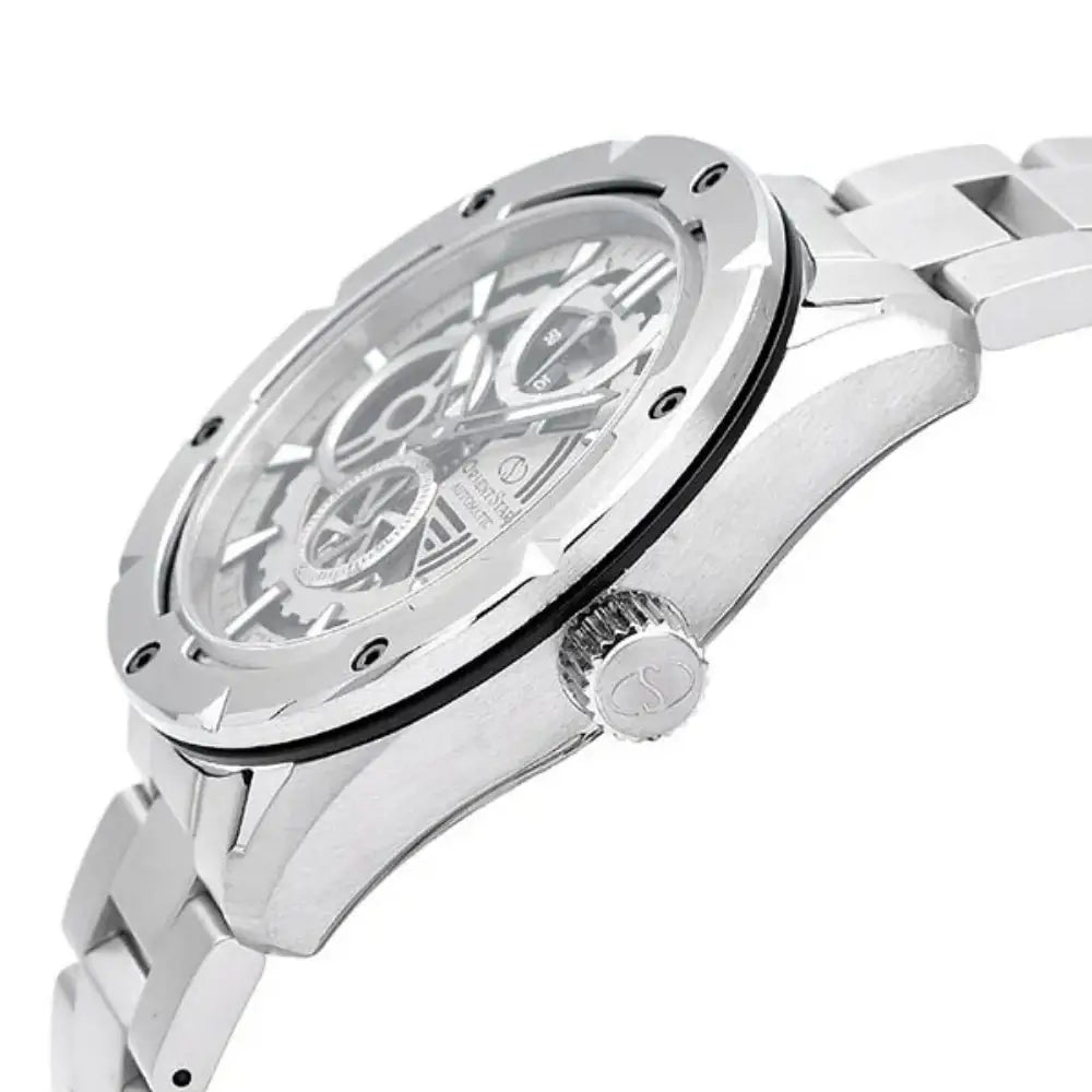 Orient Star RE-AV0A02S Sports Avant-Garde Skeleton Automatic Silver Dial 42.6mm Stainless Steel Men's Watch