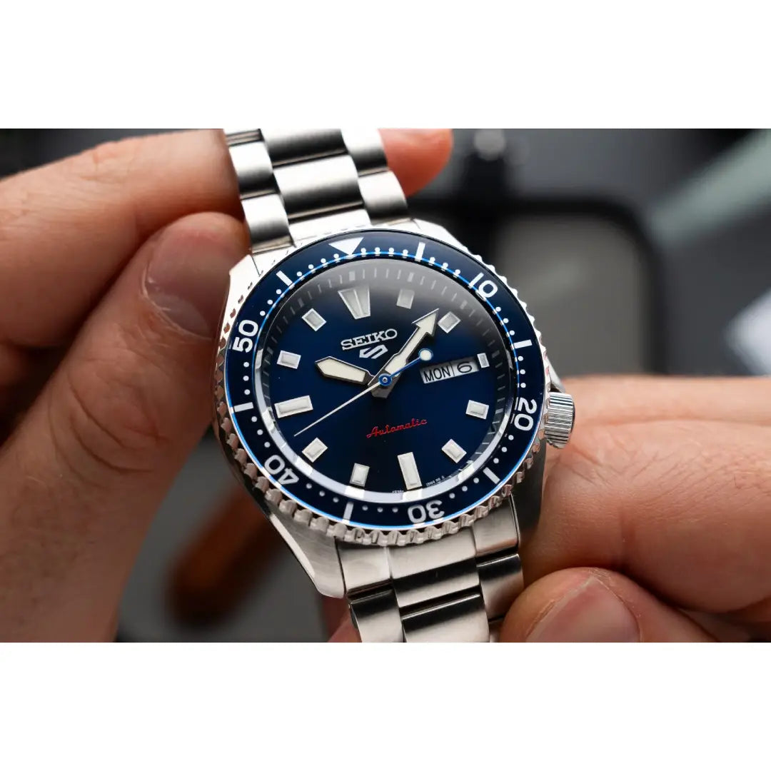 Seiko 5 Sports SKX Series SRPL83 Blue Dial Automatic Stainless Steel Men's Watch