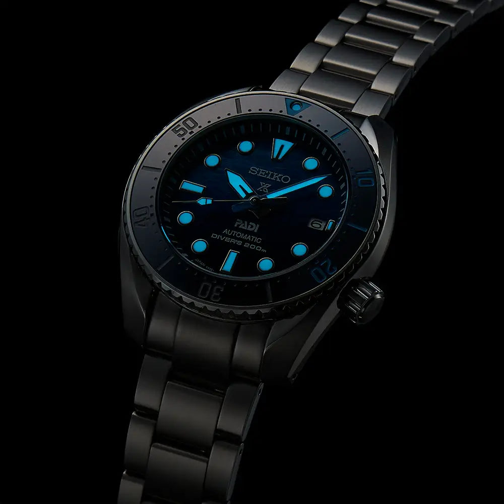 Seiko Prospex SPB375J1 Automatic Diver "Great Blue Sumo Scuba PADI" Special Edition Blue 45.0mm Dial Stainless Steel Men's Watch