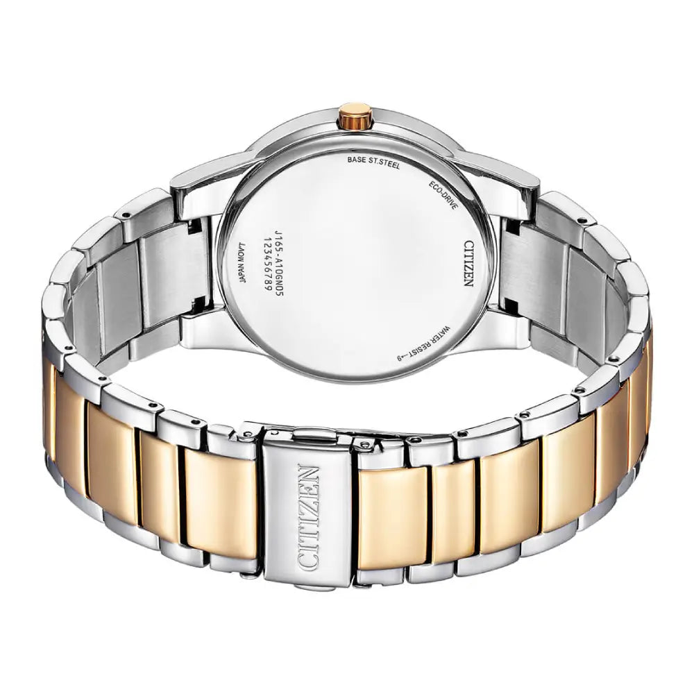 Citizen Eco-Drive Axiom AU1064-85A Silver Dial 40mm Two-Tone Stainless Steel Men's Watch