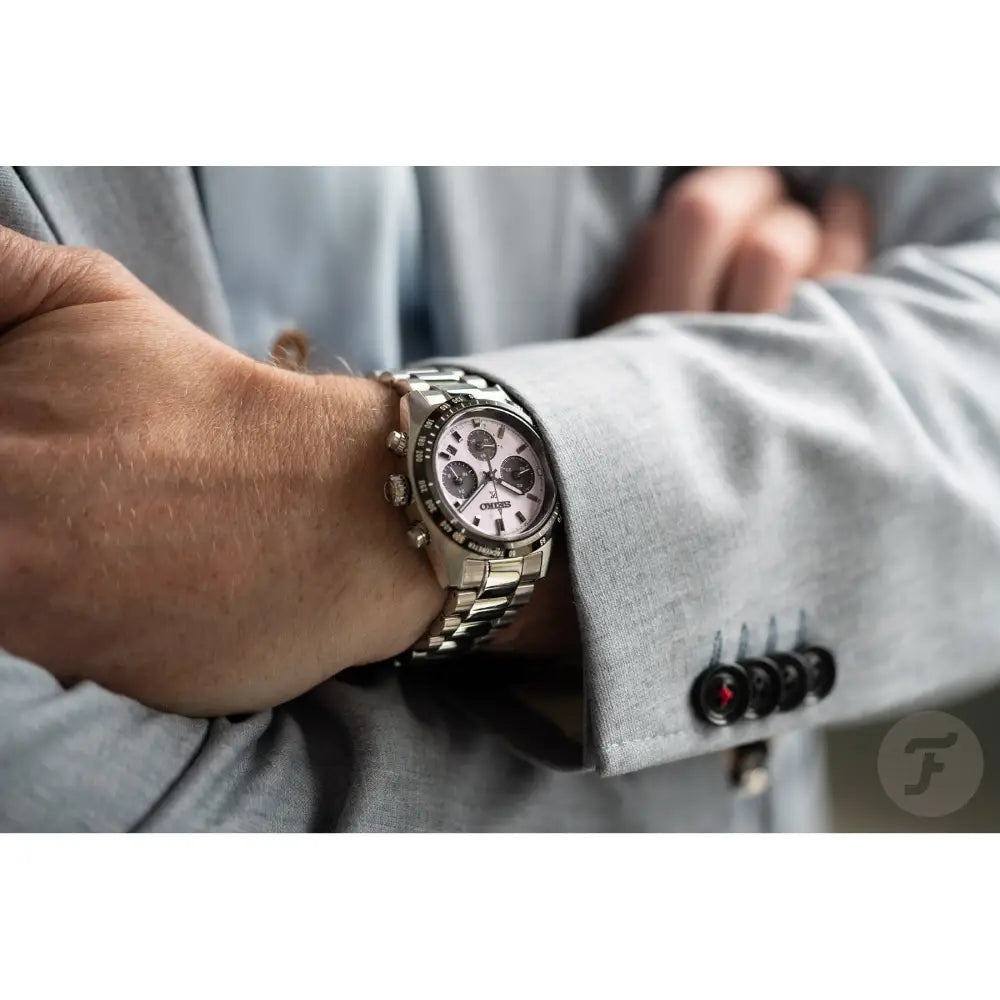 Seiko Prospex SSC955P1 Solar Chronograph Limited Edition (6000 Pcs Worldwide) Purple Dial Stainless Steel Men's Watch