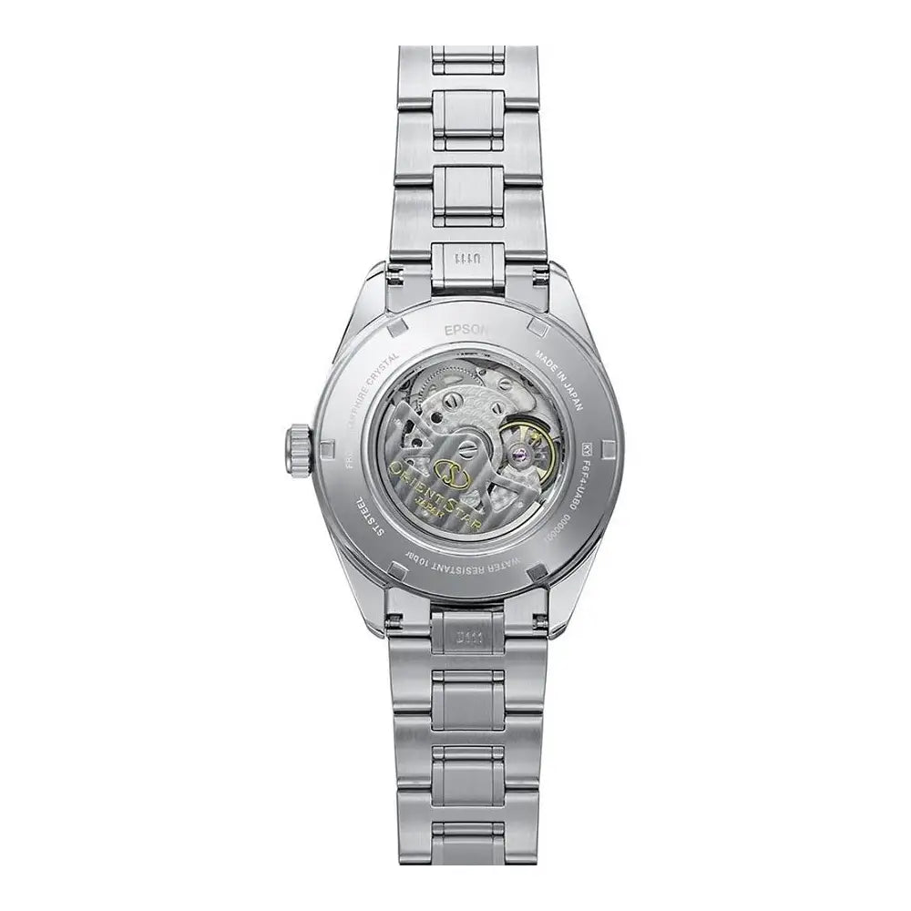 Orient Star RE-AV0138V00B watch transparent caseback automatic movement view