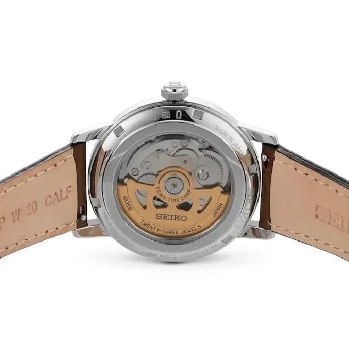 Seiko Presage SRPE45J1 Cocktail Time Automatic Green Dial Leather Strap Men's Watch