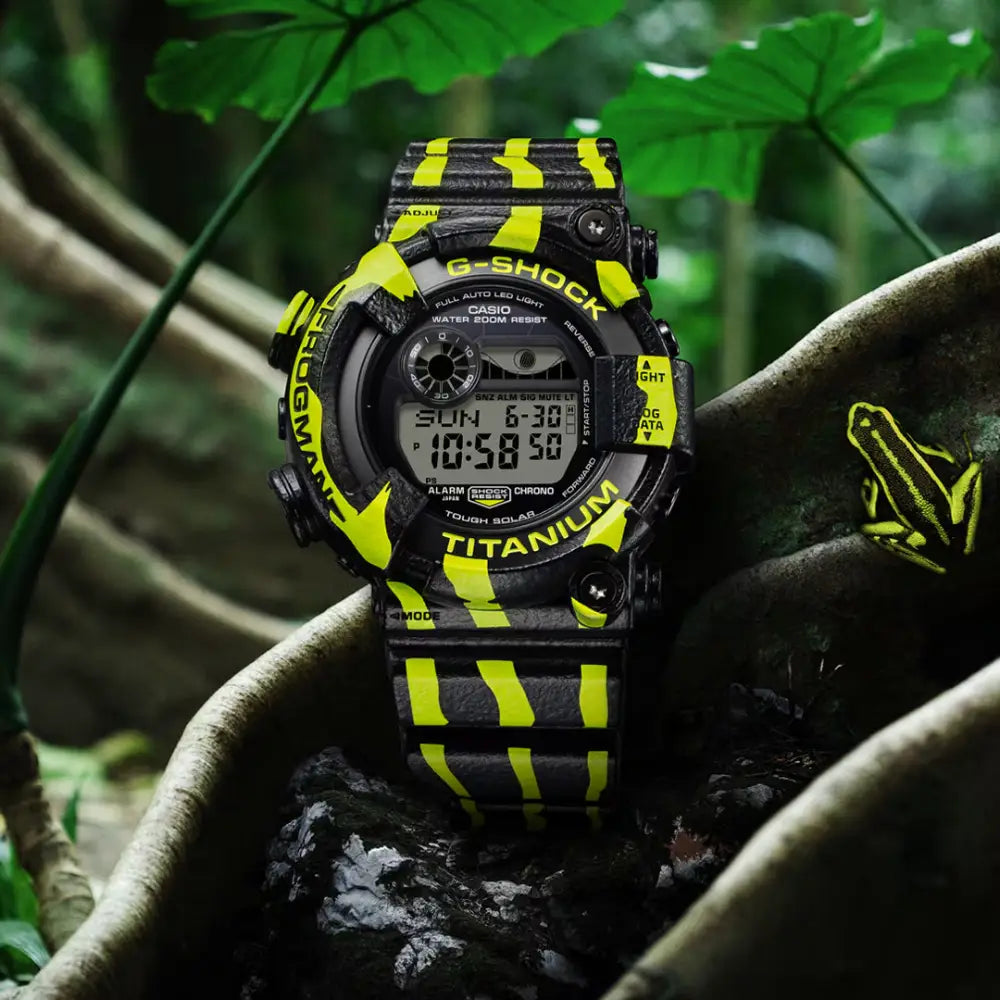 Casio G-Shock GW-8200TPF-1J titanium case with bio-based resin strap