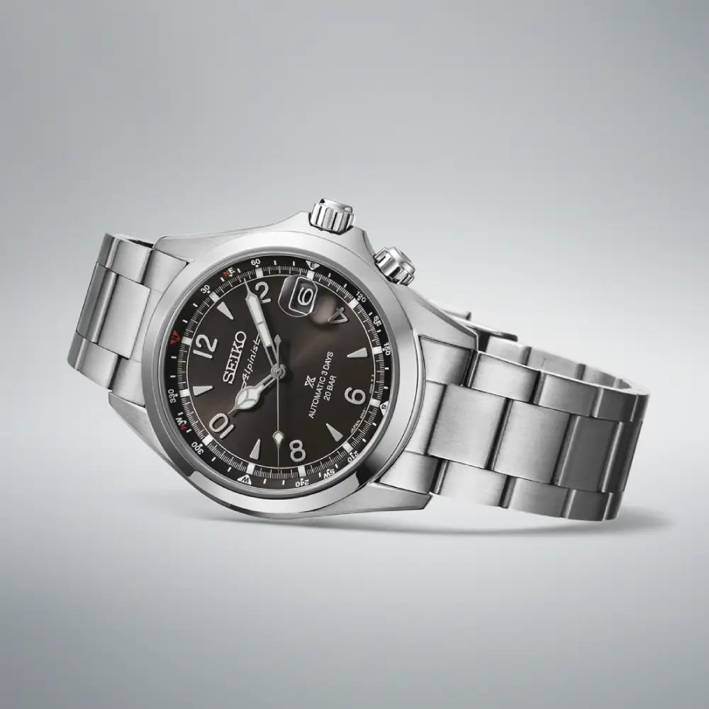 Seiko Prospex SPB505J1 (SBDC209) Automatic Alpinist "Summit Black" Black Dial 39.5mm Stainless Steel Men's Watch