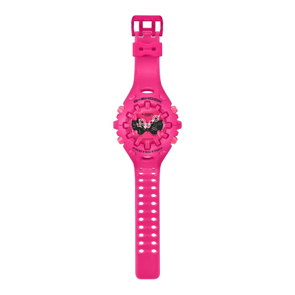Casio G-Shock GA-V01-4ADR "Alien Eyes" Pink Dial 58.2mm Resin Strap Men's Watch