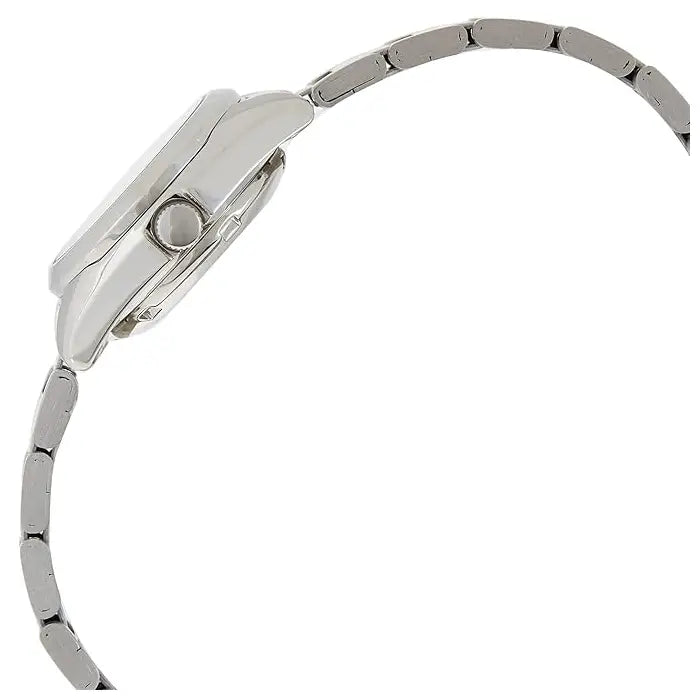 Seiko SYMK13J1 stainless steel women's wrist watch close-up
