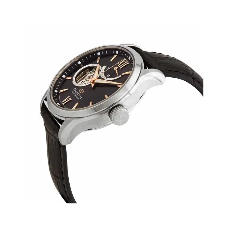 Orient Star RE-AT0007N Automatic Open Heart Black Dial 39.3mm Stainless Steel Men's Watch