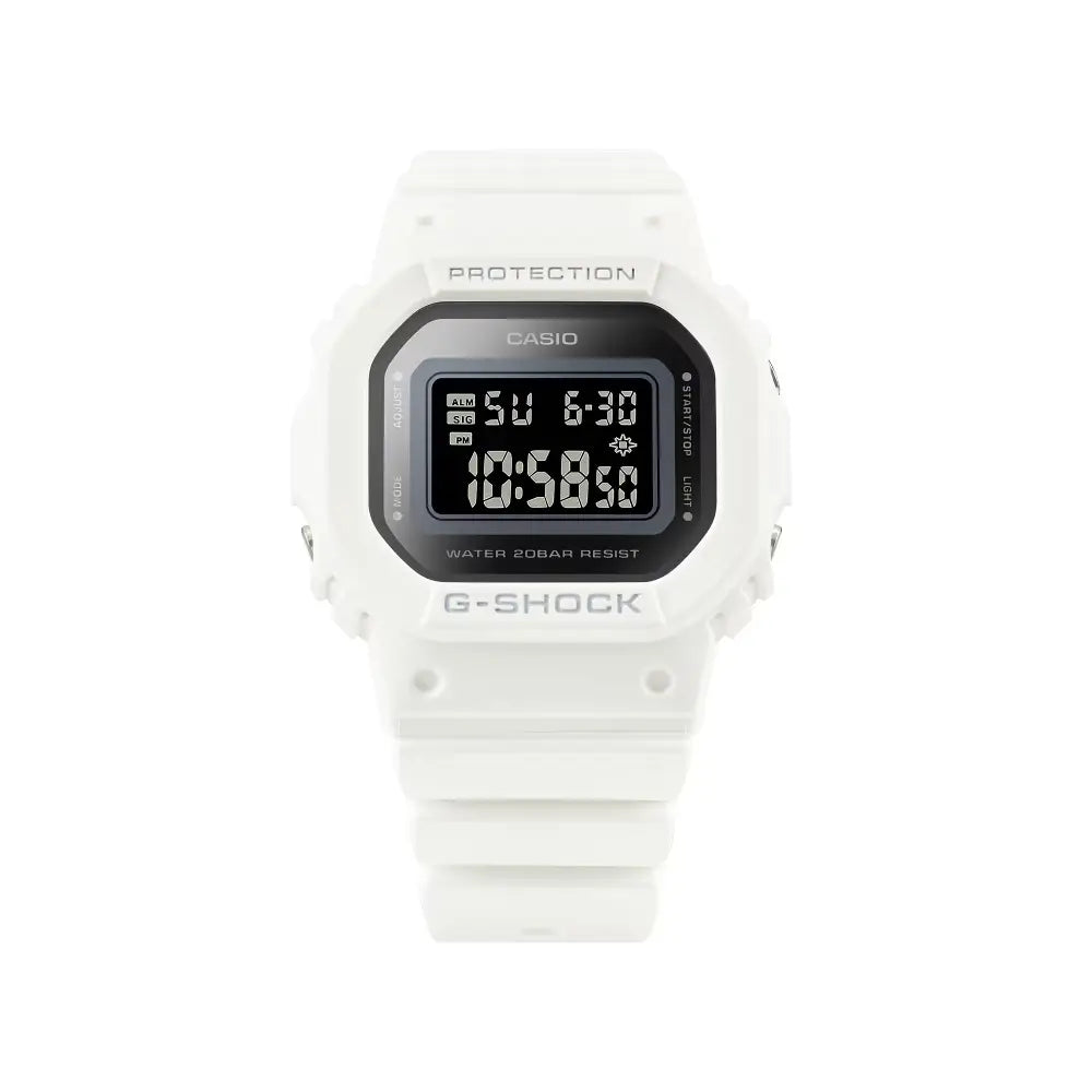 Casio G-Shock S-Series GMD-S5600-7E White Digital Dial 40.5mm Resin Strap Women's Watch