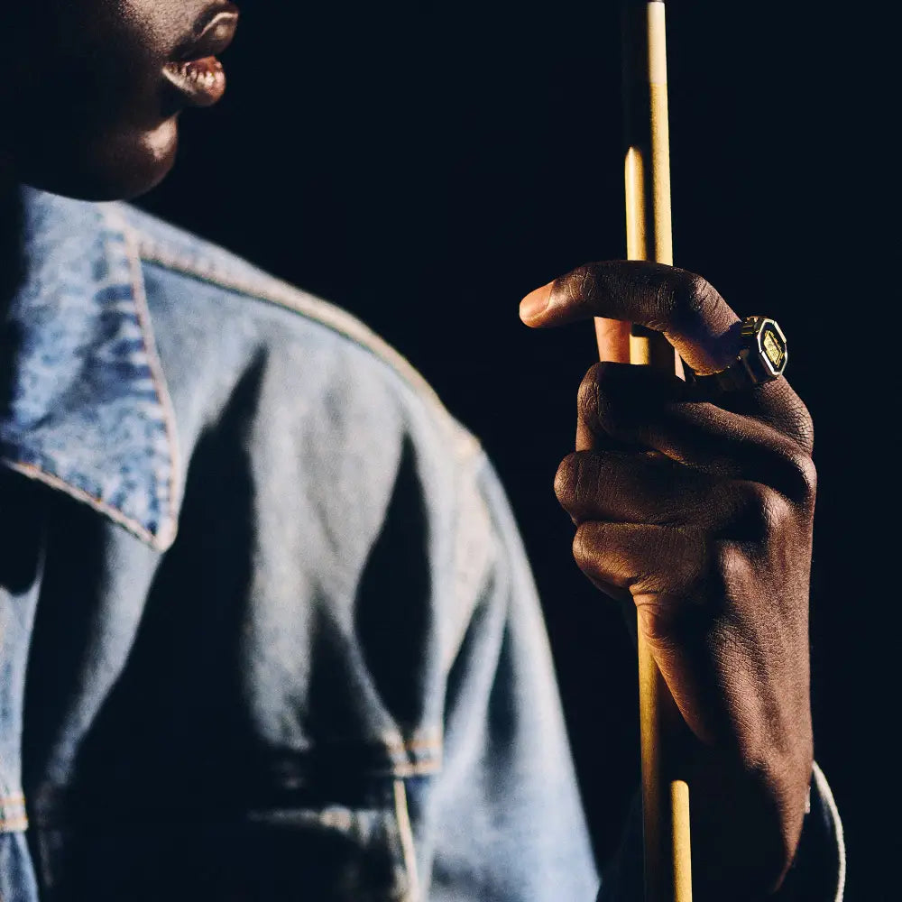 Casio Digital Ring Watch Limited Edition CRW-001G-9J Digital Dial Gold Stainless Steel Men's Watch