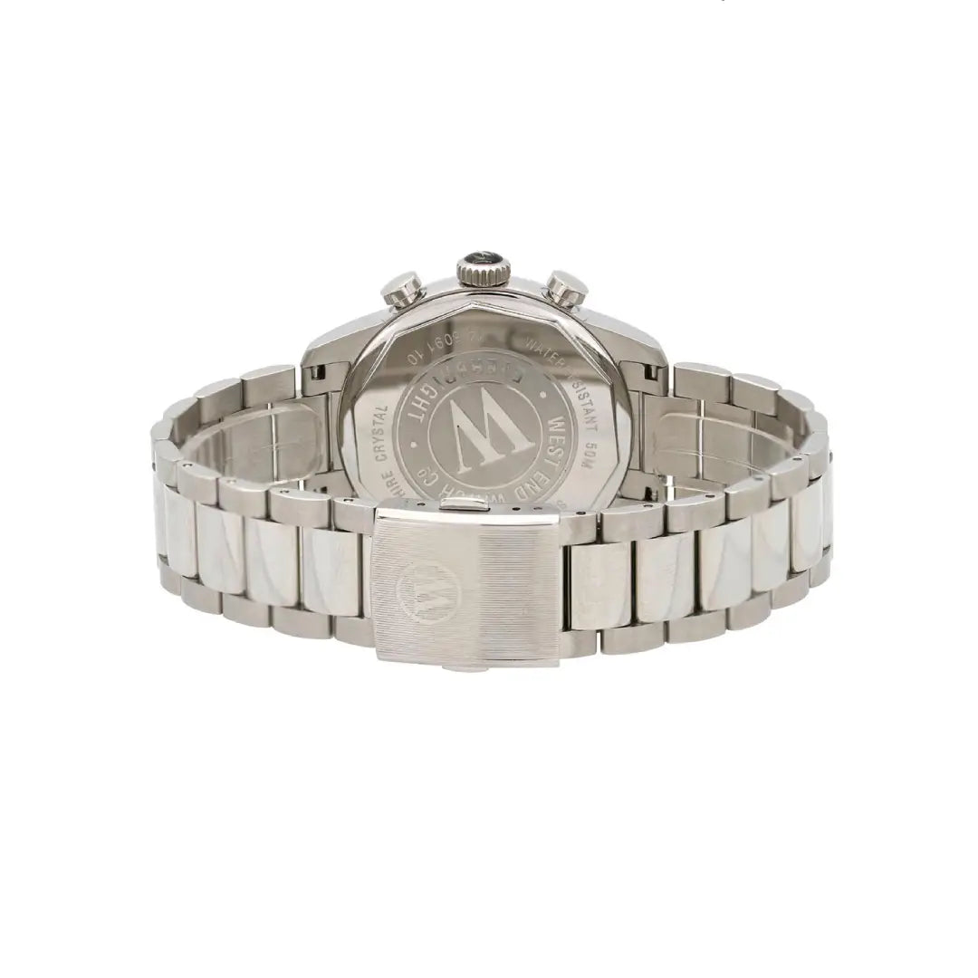 West End Everbright Chronograph 8091.10.3308N Silver Dial Stainless Steel Men's Watch