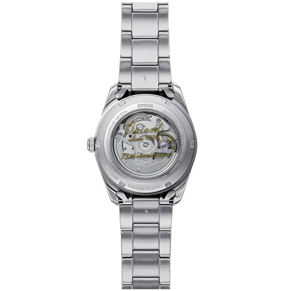Orient Stretto RA-AC0R04N 75th Anniversary Limited Edition (2900 Pcs) Automatic Grey Dial Stainless Steel Men's Watch