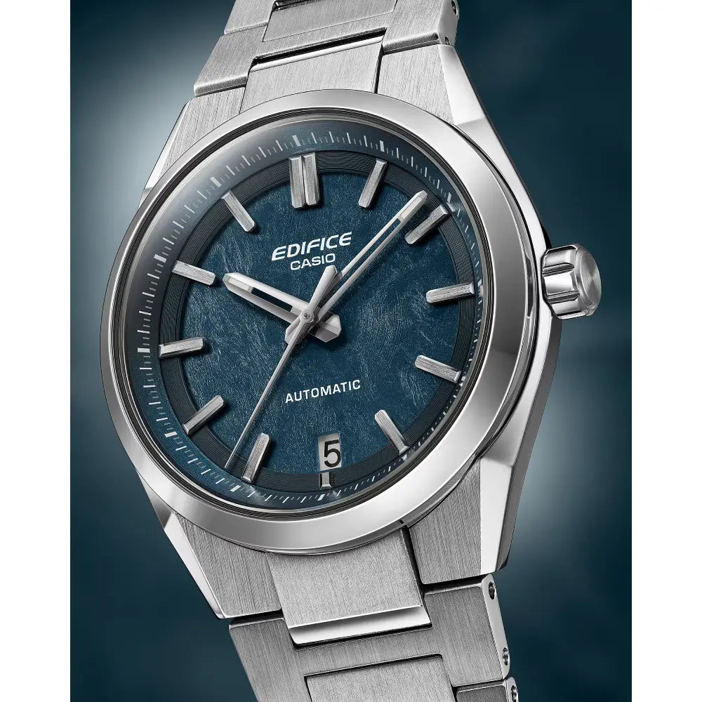 Casio Edifice Automatic EFK-100D-2ADR Blue Dial Stainless Steel Men's Watch