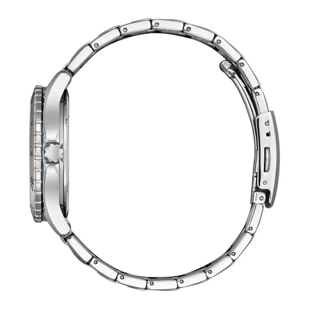Citizen Eco Drive FE6170-88L women’s watch stainless steel bracelet side view