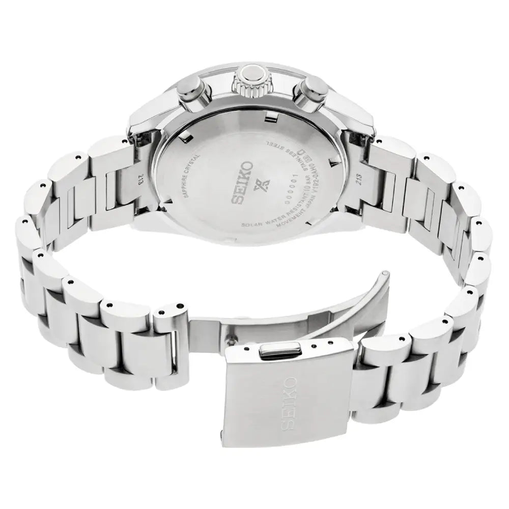 Seiko Prospex SSC939P1 Solar Chronograph SSC939 Black Dial Stainless Steel Men's Watch