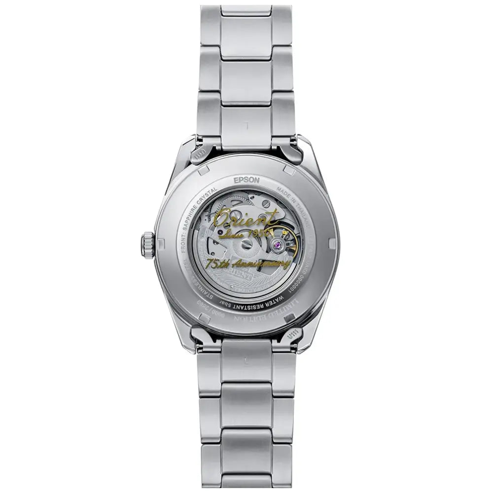 Orient Stretto RA-AR0012N 75th Anniversary Limited Edition (2800 Pcs) Automatic Grey Dial Stainless Steel Men's Watch