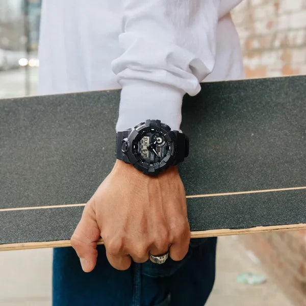 G-Shock Analog Digital GA-700BCE-1ADR Black Dial Resin Men's Watch