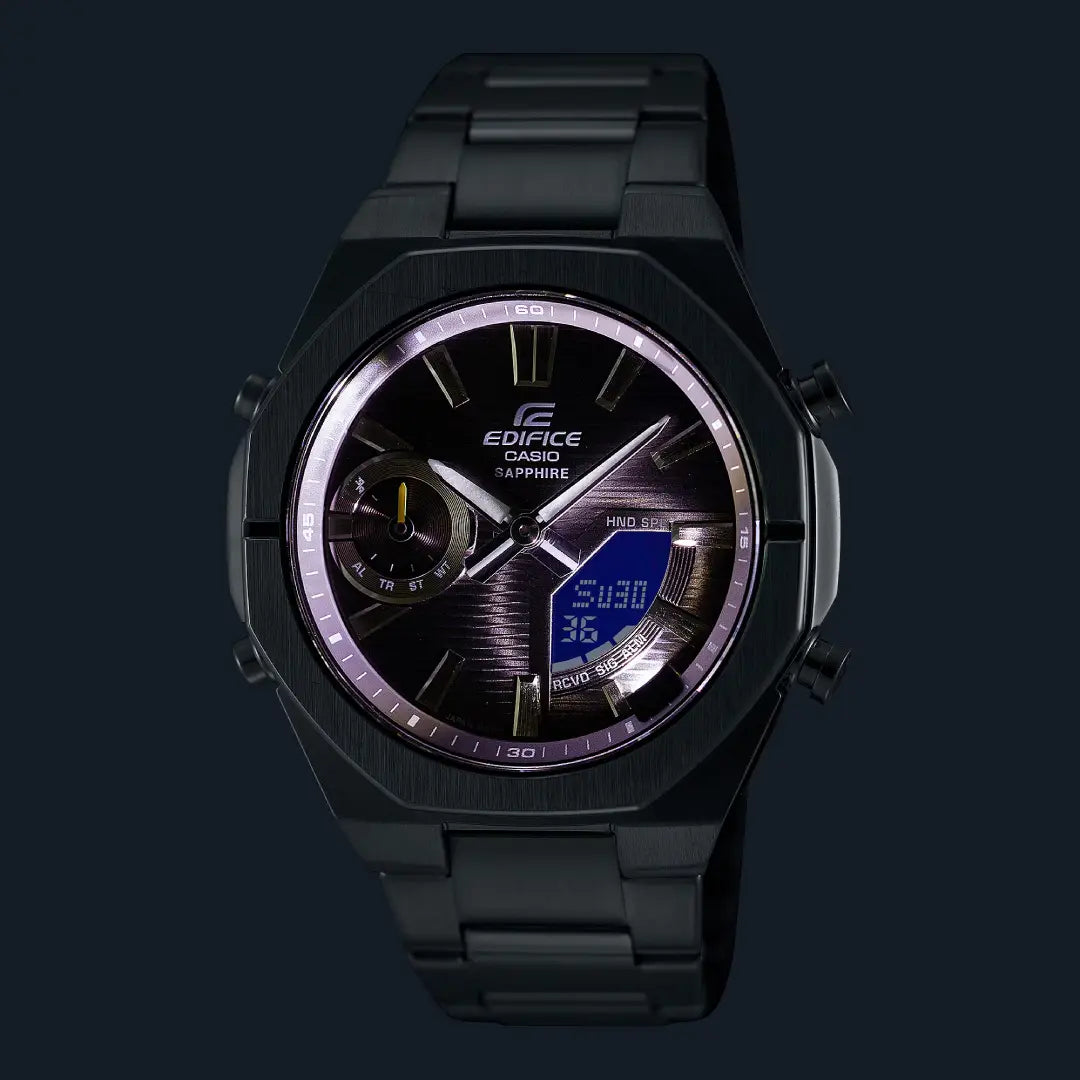Casio Edifice ECB-S10D-2ADFBluetooth Blue Dial Stainless Steel Men's Watch