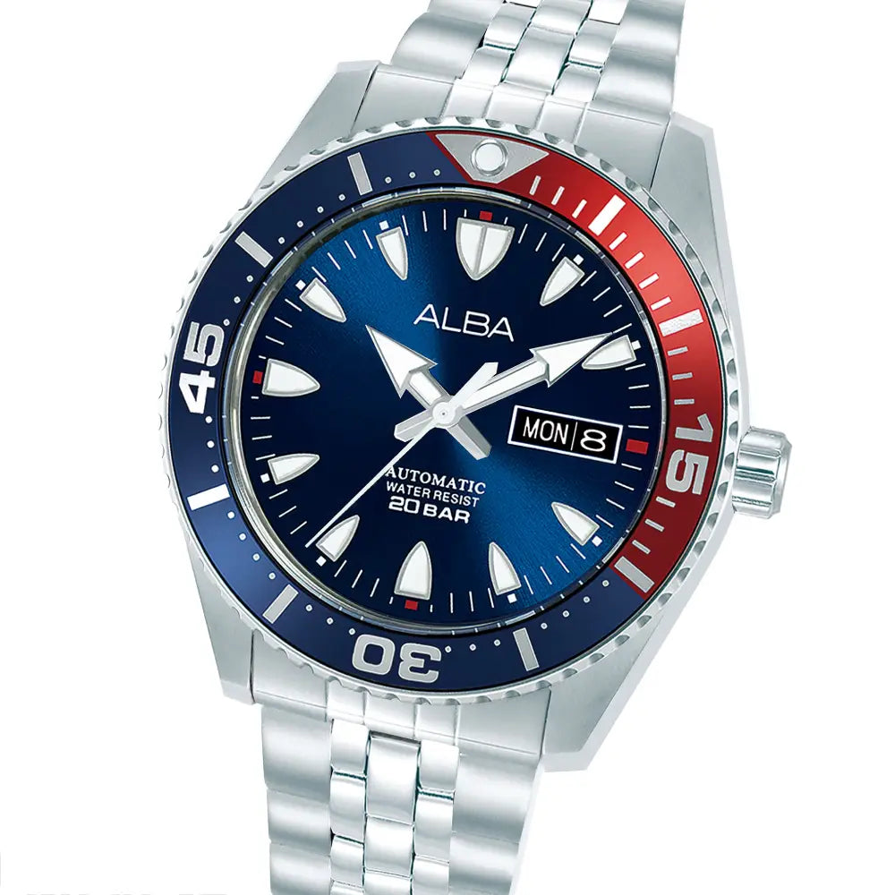 Alba Mechanical "Pepsi" AL4761X1  Men's Watch