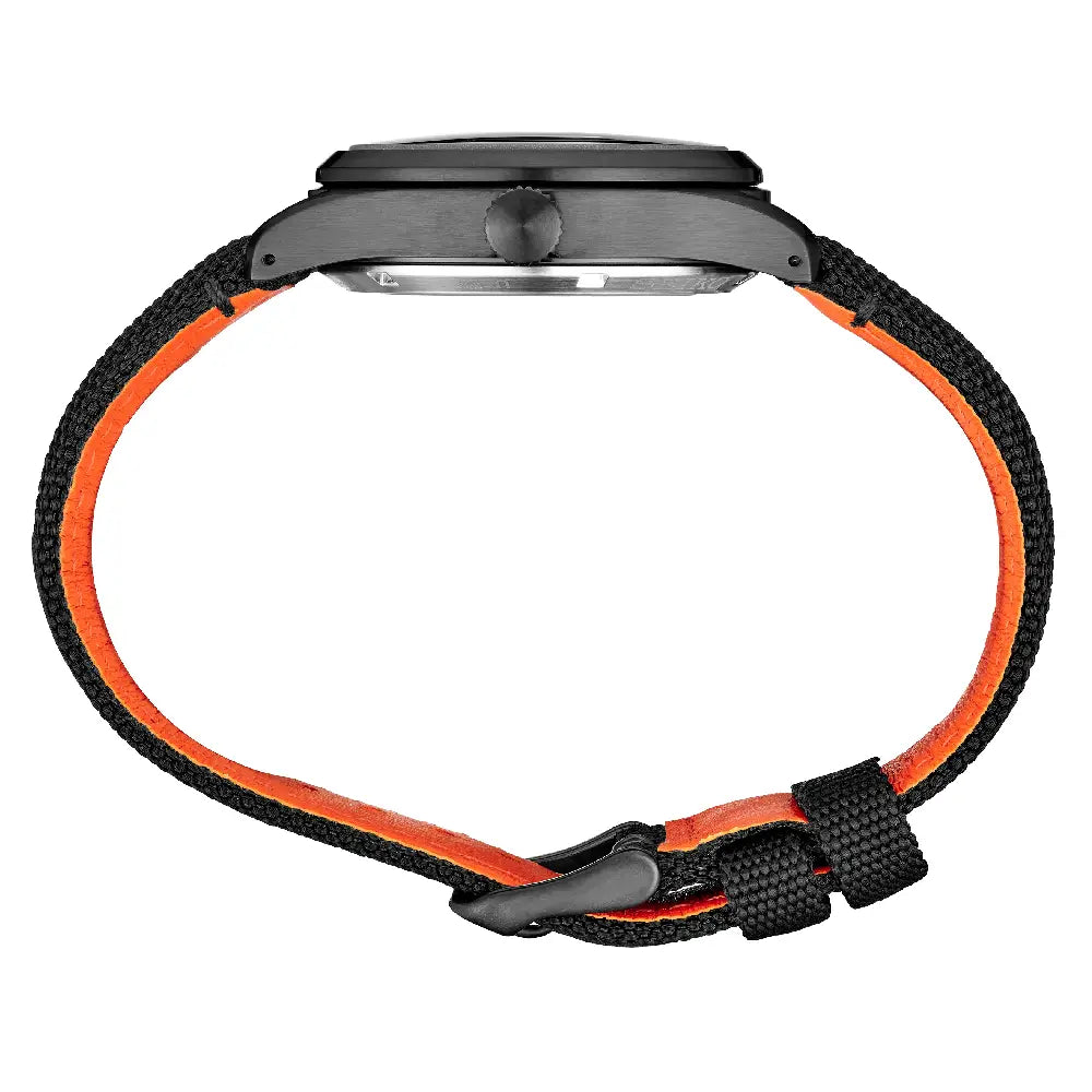 Seiko 5 Sports "Flieger" SRPH33K1 Black Dial 39.4mm Nylon Strap Men's Watch