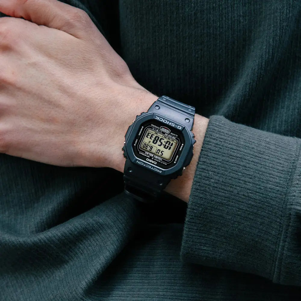 Casio G Shock GW-5000U-1 Digital Tough Solar Black Dial Resin Strap Men's Watch