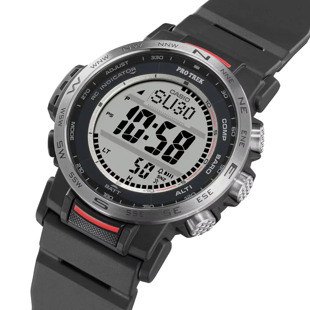 Casio ProTrek PRW-35-1A men’s digital adventure watch display