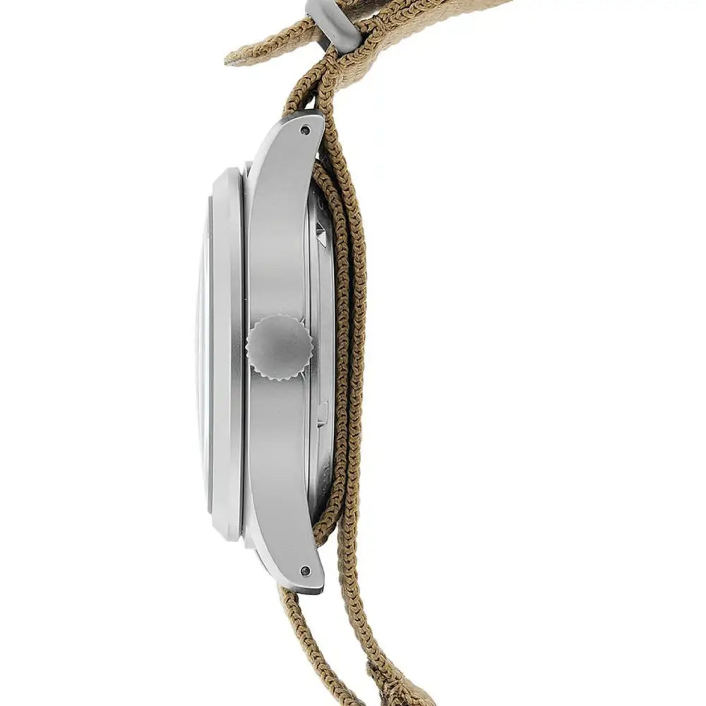 Seiko 5 Sports SRPG35K1 Automatic Field Watch Beige/Gray 39.4mm Dial Nylon Strap Men's Watch