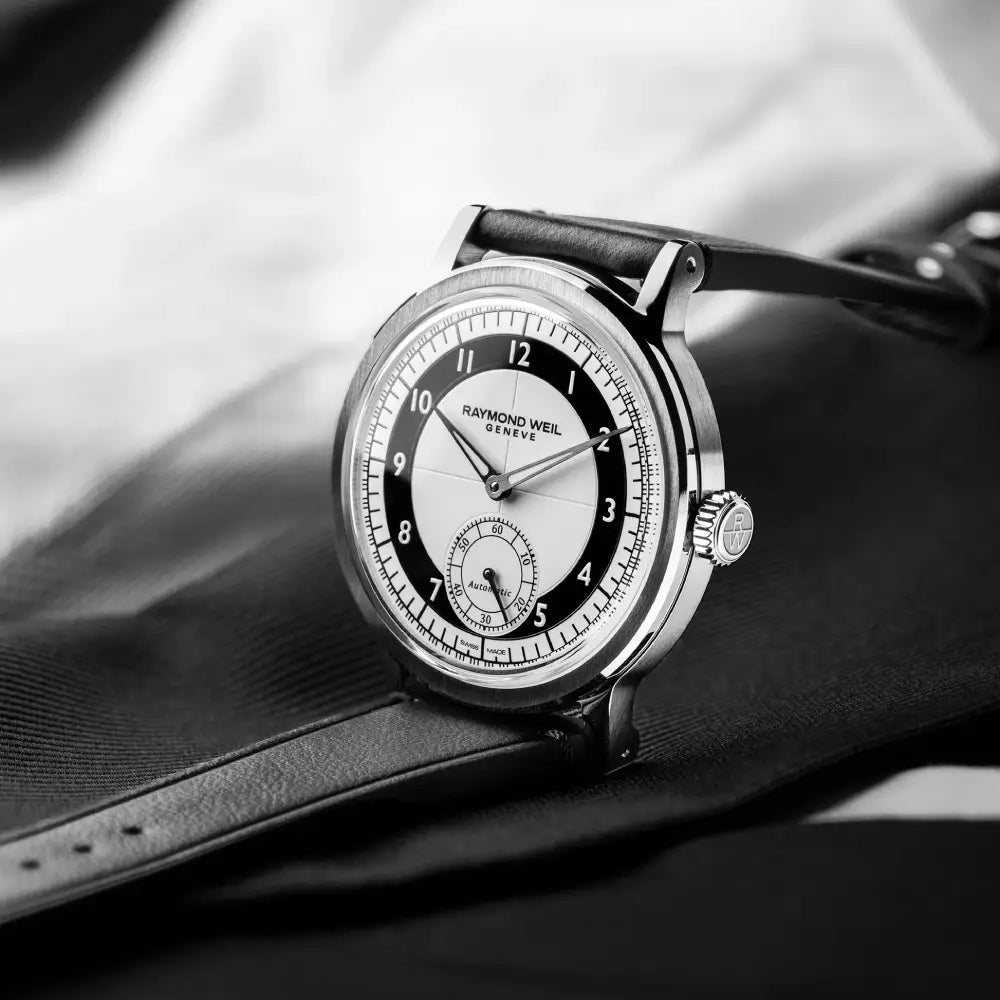 Raymond Weil Millesime Small Seconds "Tuxedo" 2930-STC-05642 Men's Watch