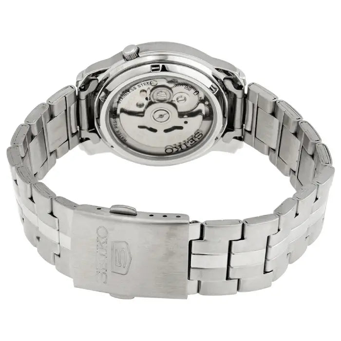 Seiko SNKL75K1 automatic white dial 38mm stainless steel men's watch