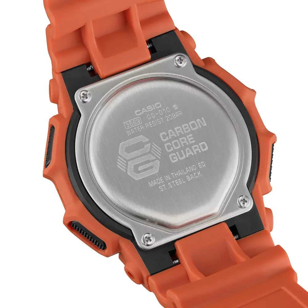 Casio G Shock GD-010-4E Digital Black Dial Resin Strap Men's Watch