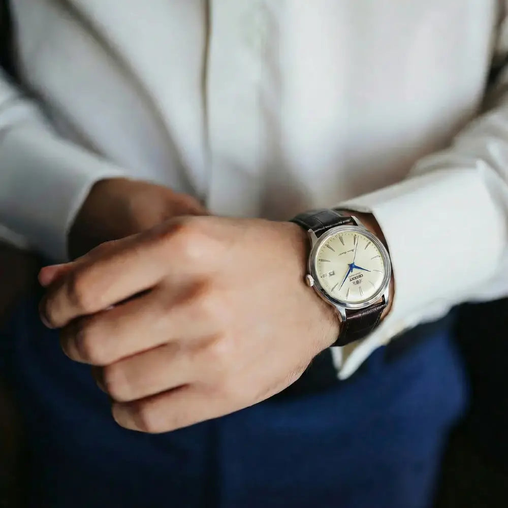 Orient RA-AC0033Y Bambino Ivory Dial Men's Watch – MonaWatch