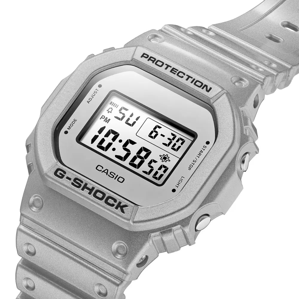 Casio G Shock DW-5600FF-8E Digital Grey Dial Resin Strap Men's Watch