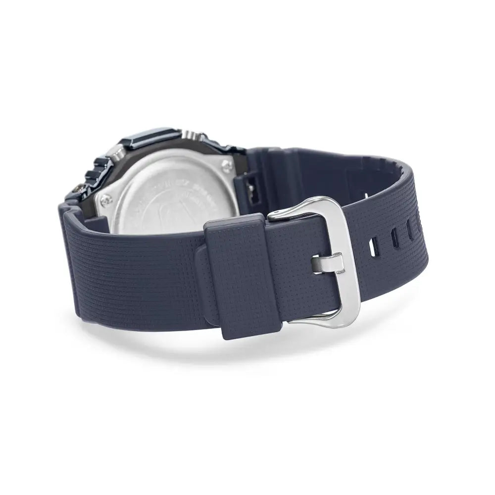 Casio G Shock GM-2100N-2A stainless steel back case view