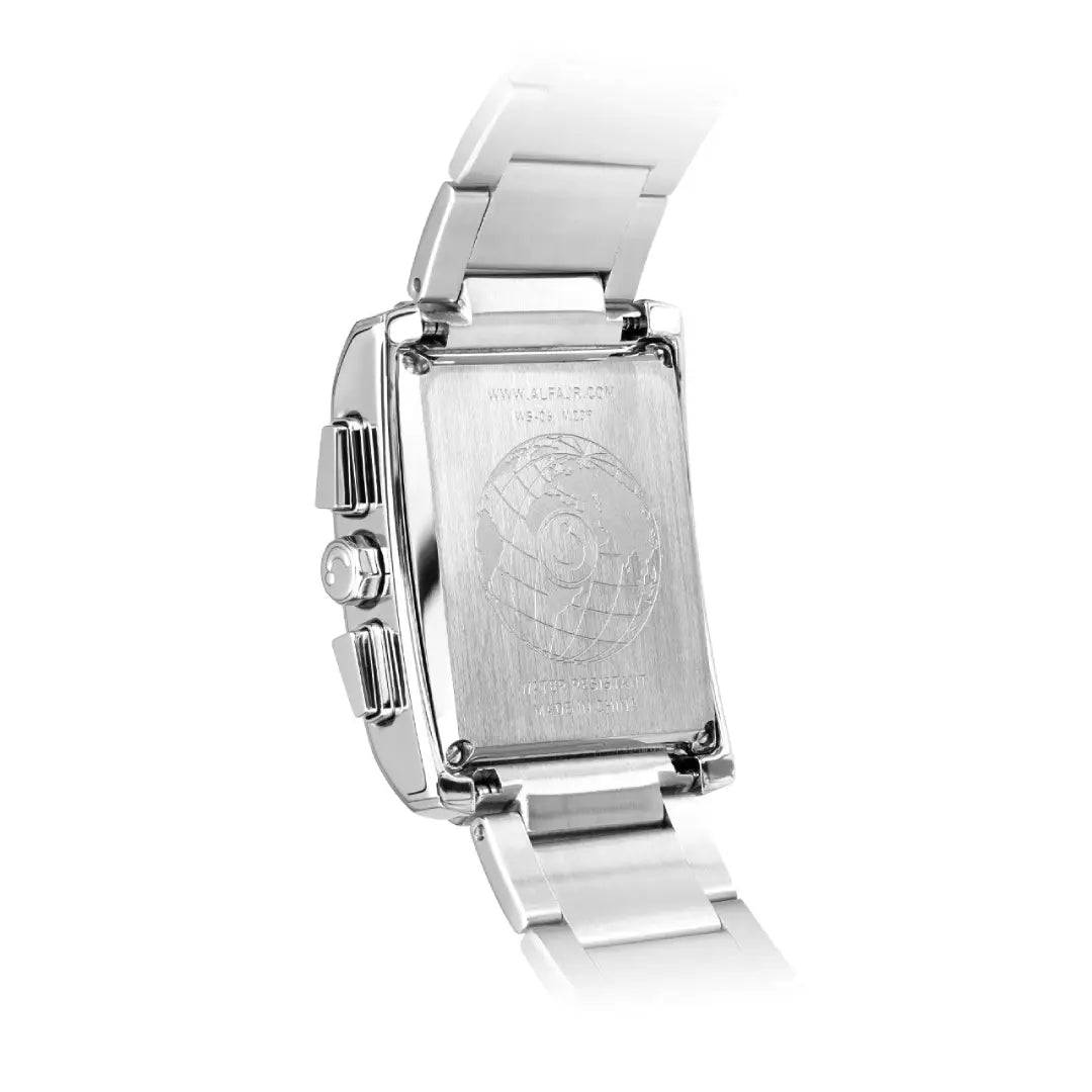 Al Fajr Classic WS-06 Digital Dial Stainless Steel Men's Watch