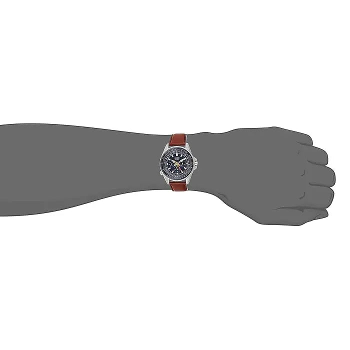 Casio Enticer MTP-SW320L-2AVDF Multi-Hand Analog Blue Dial Leather Strap Men's Watch