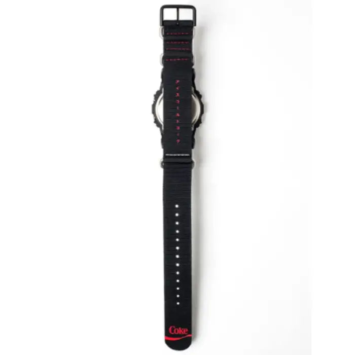 Casio G-Shock "Coca-Cola x Kazuki Kuraishi" DW-5600COCA19-1 Black Dial 42.8mm Nylon Strap Watch