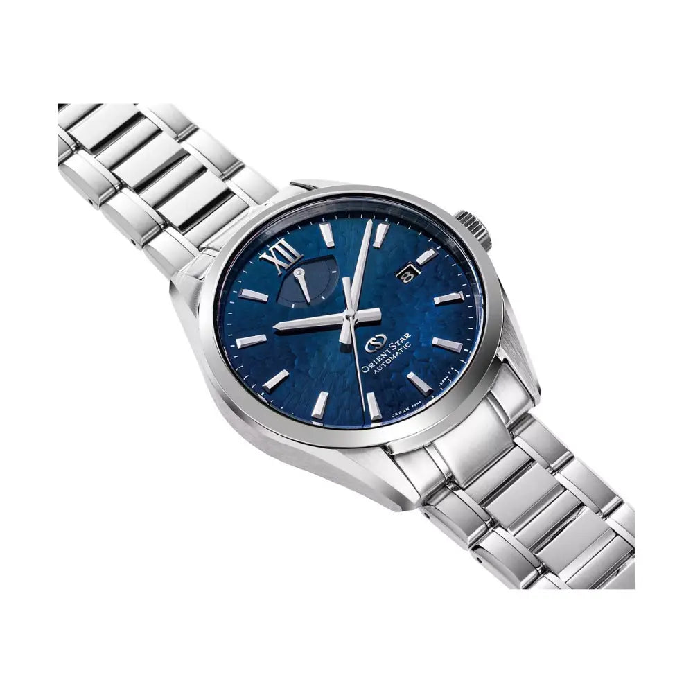 Orient Star RE-BX0004L00B Automatic Limited Edition (200 pieces worldwide) "Perseid Meteor Shower" Blue Dial 40mm Stainless Steel Men's Watch