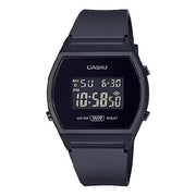 Casio Collection LW-204-1BDF Digital Black Dial Resin Strap Women's Watch