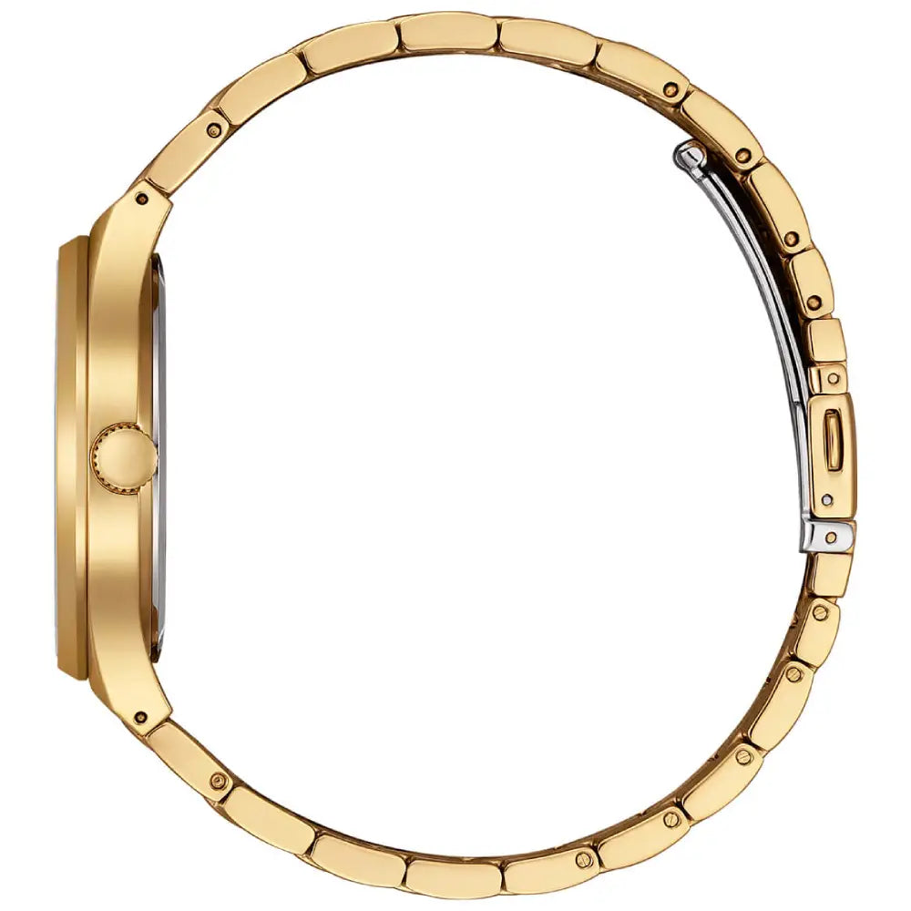 Citizen Eco-Drive Axiom BM7653-50E Black Dial 40mm Gold-Tone Stainless Steel Men's Watch