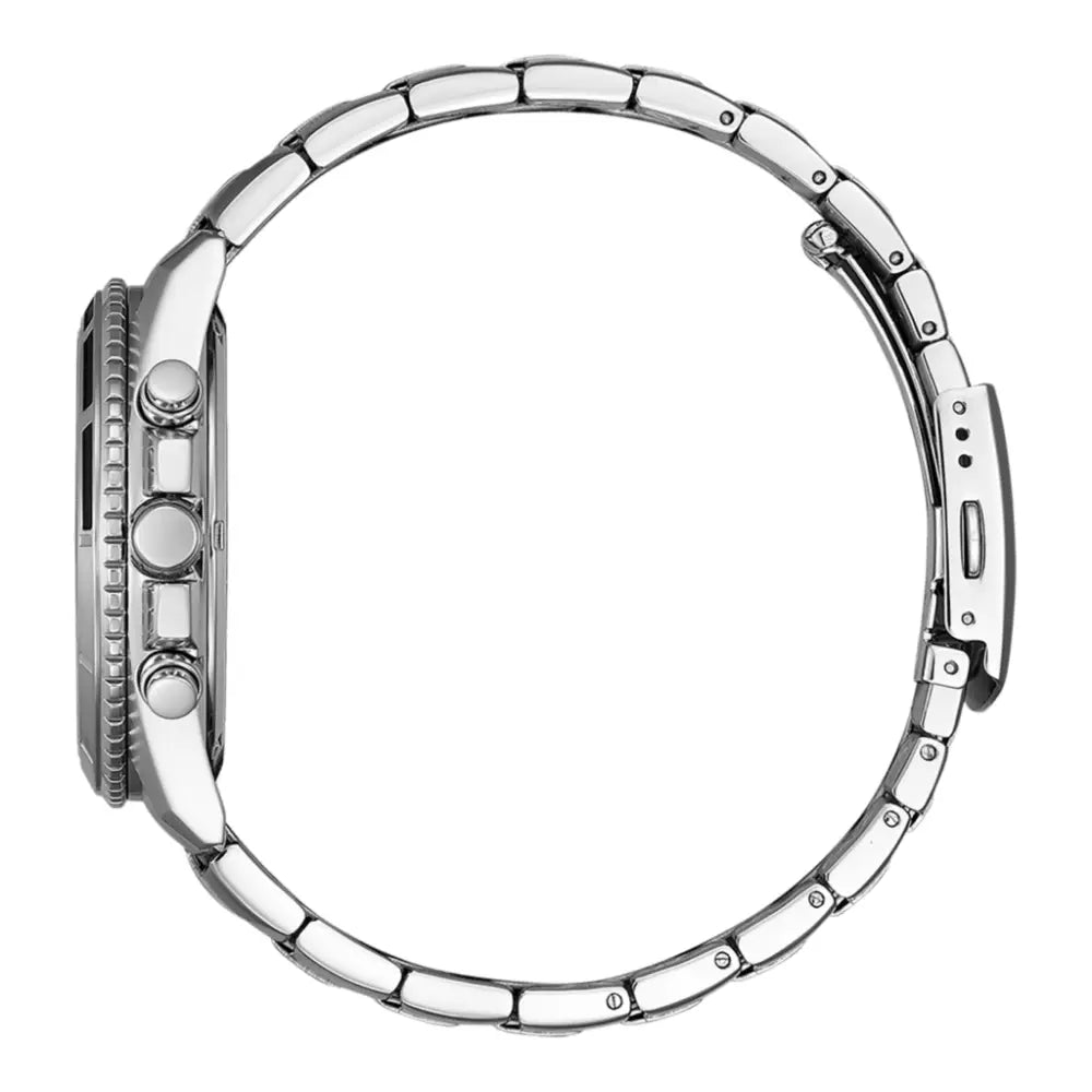 Citizen Quartz Chronograph 44mm AN8200-50A Silver Dial Stainless Steel Men's Watch