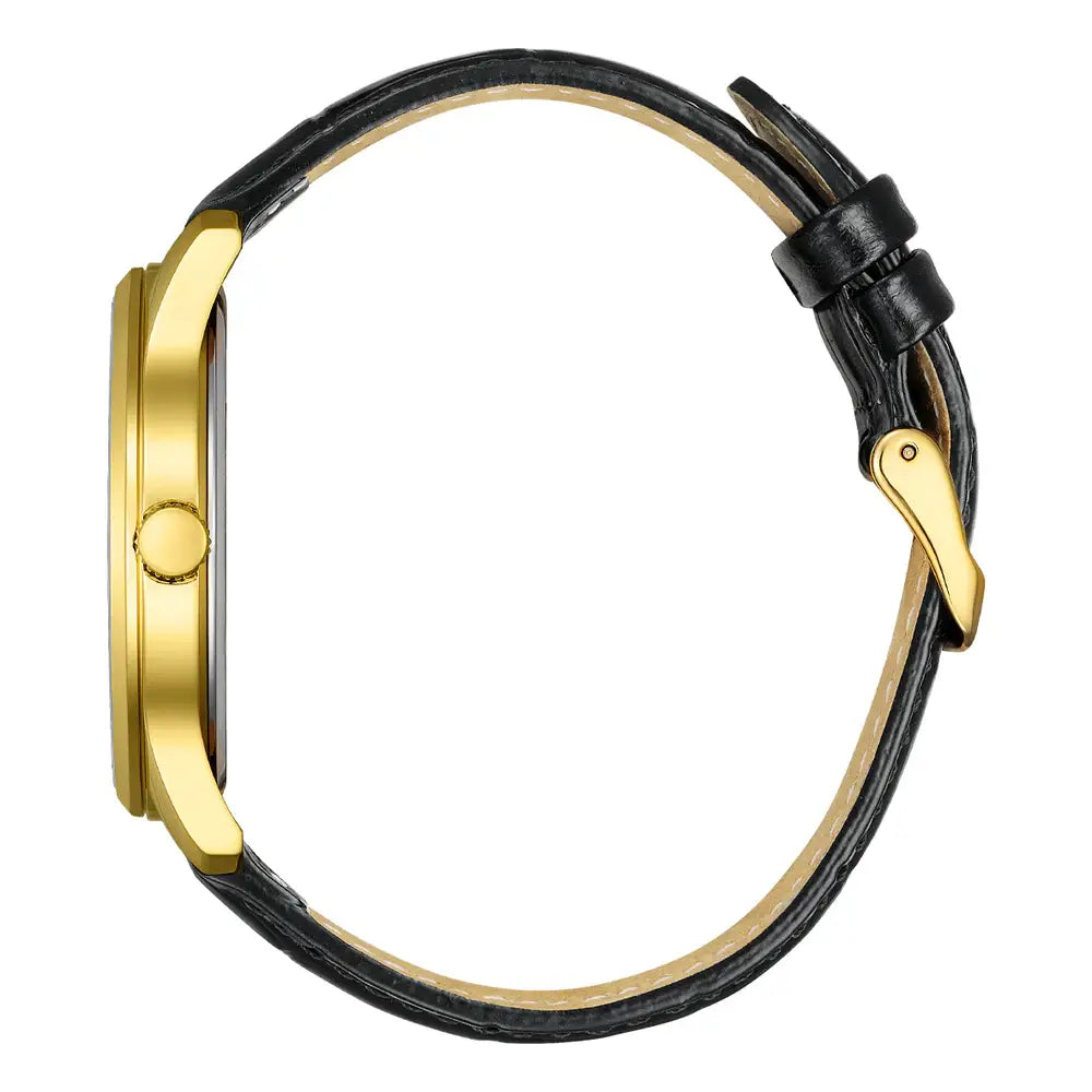 Citizen Quartz Standard BH5002-02E Black Dial 42mm Leather Strap Men's Watch