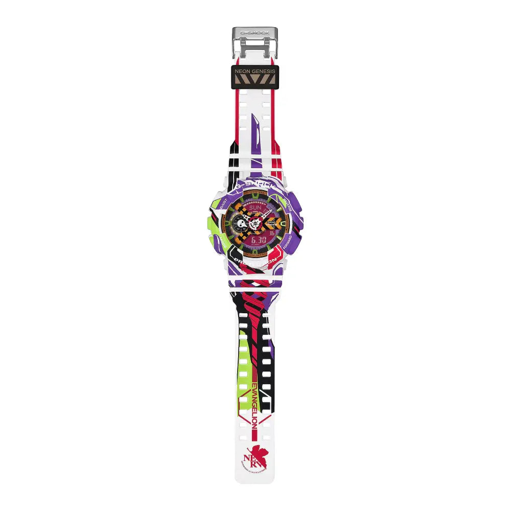Casio G Shock GA-110EVA30-7ADR Analog-Digital Limited Edition "Evangelion 30th Anniversary" Multi-Color Dial Resin Strap Men's Watch