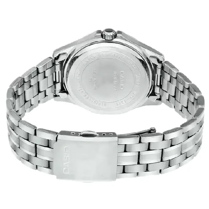 Casio Enticer MTP-E311DY-4AVDF Multi-Function Analog Red Dial Stainless Steel Men's Watch