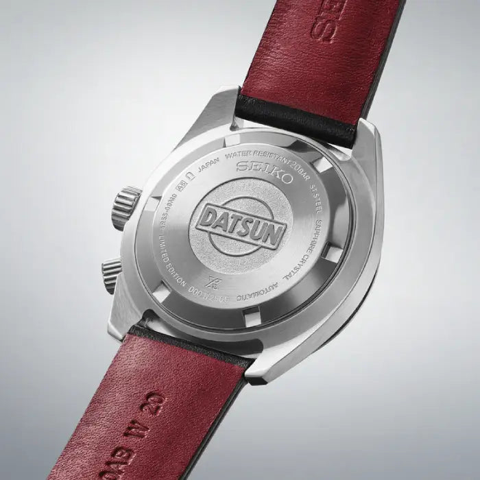 Seiko Prospex SPB517J1 Speedtimer Automatic Limited Edition (2,500 Pieces) Black Dial Leather Strap Men's Watch
