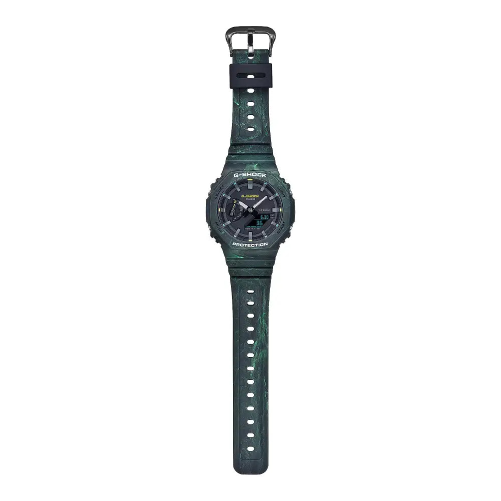 Casio G Shock GA-2100FR-3A Limited Edition Analog-Digital Grey Dial Resin Strap Men's Watch