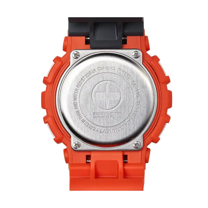 Casio G Shock GA 110NAR21 4 Naruto watch back case detail